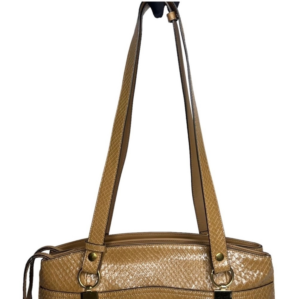 Gucci Arli Python Top Handle Bag W/ Dust Bag - image 5